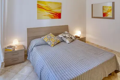 Letto o letti in una camera di Oliva House