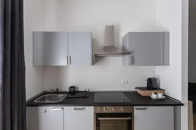 Cucina o angolo cottura di Casa Monti - Pavia City - by Host4U