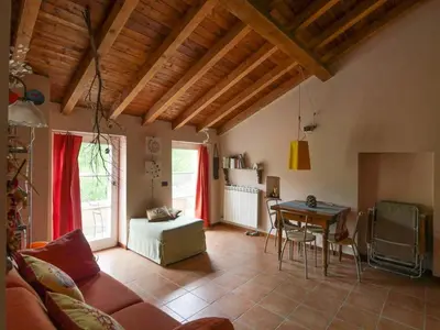 Area soggiorno di Casa Melabruna, 5 terre biker friendly