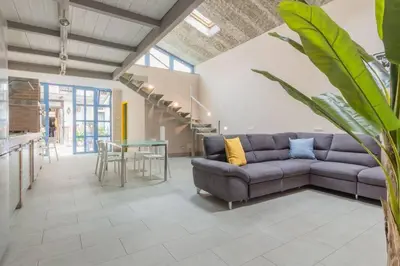 Area soggiorno di San Bartolomeo loft guest house
