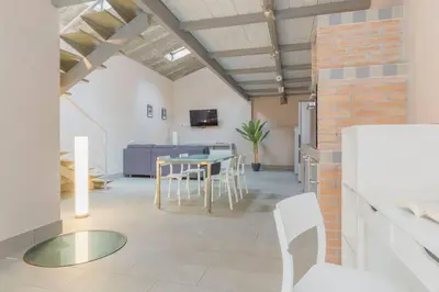 TV o dispositivi per l'intrattenimento presso San Bartolomeo loft guest house