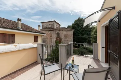 Balcone o terrazza di Il Nido sul Po