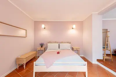 Letto o letti in una camera di Il Nido sul Po