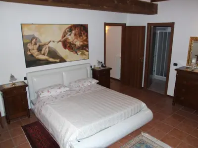 Letto o letti in una camera di B&B Simona