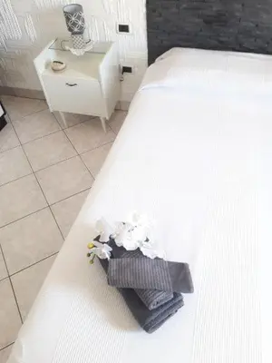 Letto o letti in una camera di La Casa di Edo
