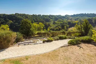 Paesaggio naturale nelle vicinanze del bed & breakfast