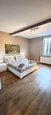 Letto o letti in una camera di Appartamento Liberty