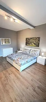 Letto o letti in una camera di Appartamento Liberty