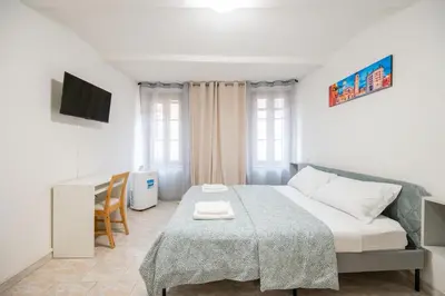 Letto o letti in una camera di Residenze Amelia