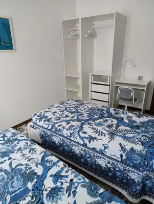Letto o letti in una camera di Casa Erica
