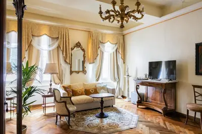 TV o dispositivi per l'intrattenimento presso Palazzo Lari Sarzana - Historic Boutique Rooms