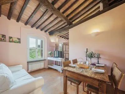Area soggiorno di Apartment Casa del Gemmo by Interhome