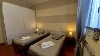 Letto o letti in una camera di Appartamento 8