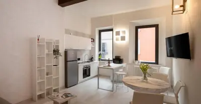 Cucina o angolo cottura di Via Verdi SUITE