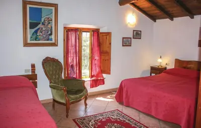 Letto o letti in una camera di Agriturismo Il Bardellino