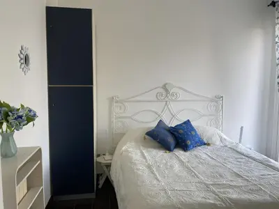 Letto o letti in una camera di Casa Panorama