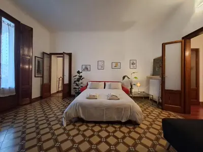Letto o letti in una camera di B&B Alice
