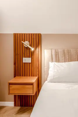 Letto o letti in una camera di Parco Ducale Design Rooms