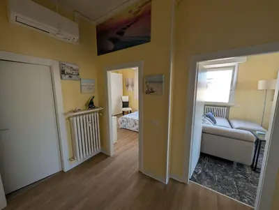 Letto o letti in una camera di Casa Rocca