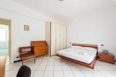 Letto o letti in una camera di JOIVY Cosy flat with parking in Chiavari