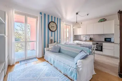 Cucina o angolo cottura di SeaView Cavi B. [100mt dal Mare]