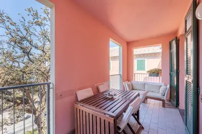 Balcone o terrazza di SeaView Cavi B. [100mt dal Mare]