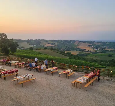 Paesaggio naturale nelle vicinanze dell'agriturismo