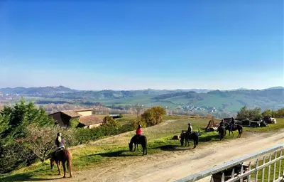 Paesaggio naturale nelle vicinanze dell'agriturismo