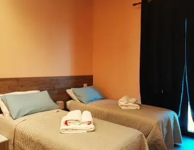 Letto o letti in una camera di Cantina Visconti - Agriturismo