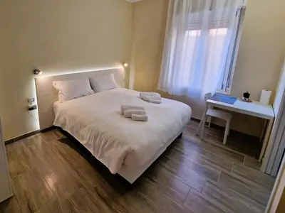 Letto o letti in una camera di La Corte del Maggiore