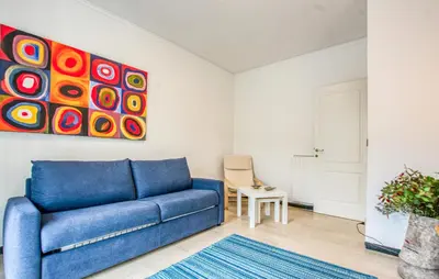 Area soggiorno di Nice Apartment In Moneglia With Wifi