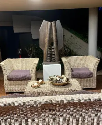 Area soggiorno di Villa Caffetto Dépendance nei pressi del Lago di Garda