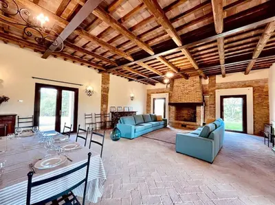 Area soggiorno di Villa Finetta - Tabiano Castello Country Villas