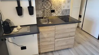 Cucina o angolo cottura di Alloggio sul parco