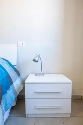 Letto o letti in una camera di 237 - Casa Colombo Riva Vista Mare a 10metri Spiaggia