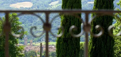 Paesaggio naturale nelle vicinanze della villa