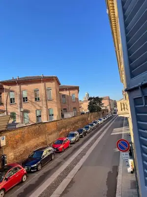 Planimetria di Minimal Studio con travi a vista