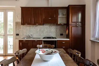 Cucina o angolo cottura di La Vecchia Cantina