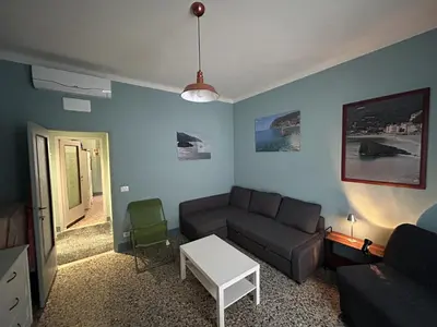 Area soggiorno di Delfino Cosy Apartment With AC Near best bea...