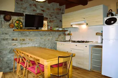 Cucina o angolo cottura di Casale Mansano - Natura e relax nelle colline