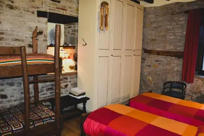 Letto o letti in una camera di Casale Mansano - Natura e relax nelle colline