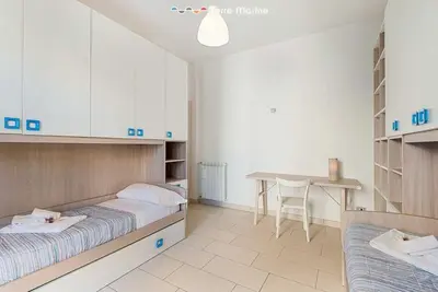 Letto o letti in una camera di Valley House