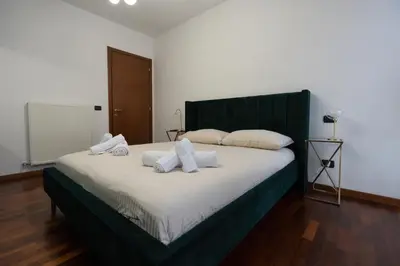 Letto o letti in una camera di Appartamento Il Crocevia