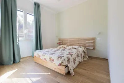 Letto o letti in una camera di La casa dei Paoli, Levanto