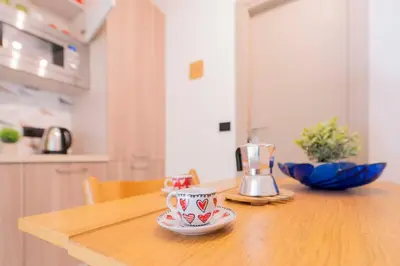 Cucina o angolo cottura di 307 - Casa Sara, 5 minuti di auto dal Mare e dal centro di Sestri, con PARCHEGGIO PRIVATO