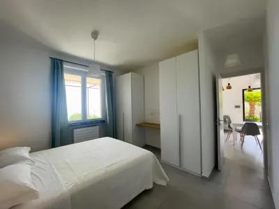 Letto o letti in una camera di Podere Belvedere