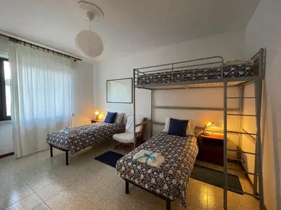 Letto o letti in una camera di L'Erbetta fra le Cinque Terre e la Val di Vara
