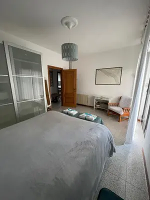 Letto o letti in una camera di L'Erbetta fra le Cinque Terre e la Val di Vara