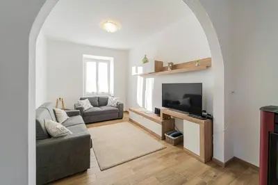 TV o dispositivi per l'intrattenimento presso 238 - Casa Al Mà, Vista MARE, Pace e Natura - PARCHEGGIO GRATIS INCLUSO