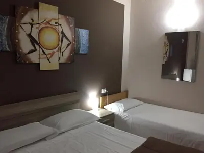 Letto o letti in una camera di ded 2 ONLY SLEEP bagno privato